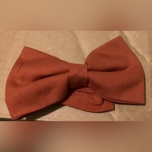Men's Rust Orange Bow Tie - Classic Self-Tie